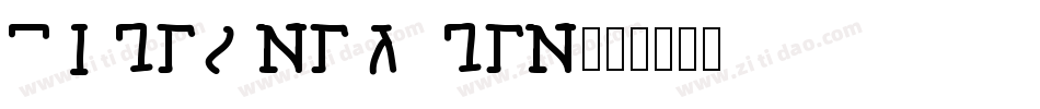 TIMES NEW MEN字体转换